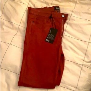 Paige Transcend Red Denim Jeans